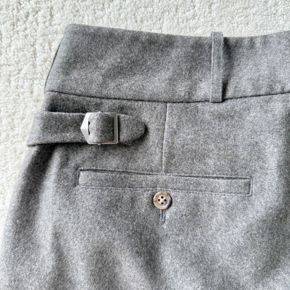 Ralph Lauren Wool Cashmere Wide Leg Pants Womens 4 30X31 Gray Dress Trouser $398 - Picture 5 of 14